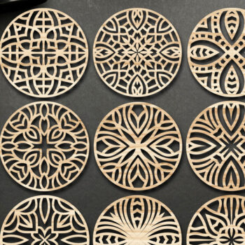 Intra απο ξύλο plywood 3mm-4mm πάχος - Αρχεία  κοπής με λέιζερ σουβέρ Δίασταση 30x20 cm INTRAFABR-66107504 - Image 1