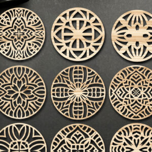 Intra απο ξύλο plywood 3mm-4mm πάχος - Αρχεία  κοπής με λέιζερ σουβέρ Δίασταση 30x20 cm INTRAFABR-66107561