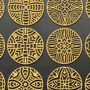 Intra απο ξύλο plywood 3mm-4mm πάχος - Αρχεία  κοπής με λέιζερ σουβέρ Δίασταση 30x20 cm INTRAFABR-66108502