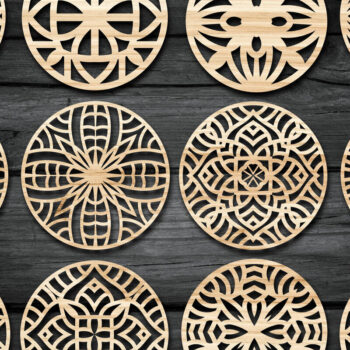 Intra απο ξύλο plywood 3mm-4mm πάχος - Αρχεία κοπής με λέιζερ σουβέρ Δίασταση 30x20 cm INTRAFABR-66108502 - Image 3