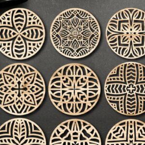 Intra απο ξύλο plywood 3mm-4mm πάχος - Αρχεία  κοπής με λέιζερ σουβέρ Δίασταση 30x20 cm INTRAFABR-66108910