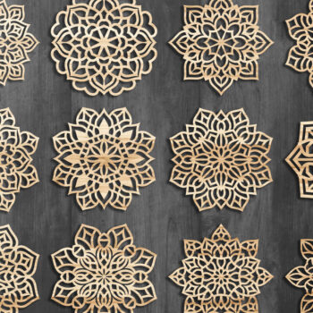 Intra απο ξύλο plywood 3mm-4mm πάχος - Πακέτο αρχείων  Cut Coasters Laser Cut V62 Δίασταση 30x20 cm INTRAFABR-60161140 - Image 1