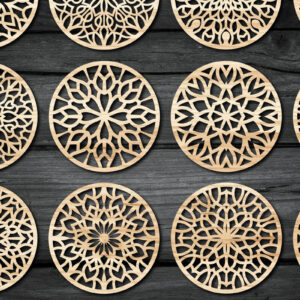 Intra απο ξύλο plywood 3mm-4mm πάχος - Αρχεία  κοπής με λέιζερ σουβέρ Δίασταση 30x20 cm INTRAFABR-66106965