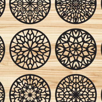 Intra απο ξύλο plywood 3mm-4mm πάχος - Αρχεία  κοπής με λέιζερ σουβέρ Δίασταση 30x20 cm INTRAFABR-66106965 - Image 2