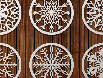 Intra απο ξύλο plywood 3mm-4mm πάχος - Σετ σουβέρ Laser Cut  Δίασταση 40x50 cm INTRAFABR-70433137 - Image 1