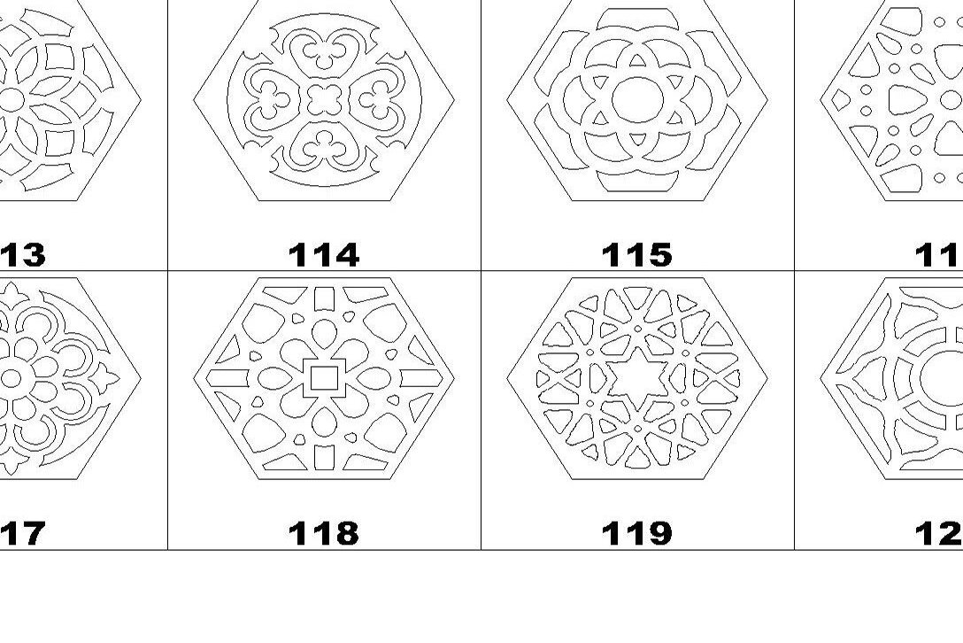 Intra απο ξύλο plywood 3mm-4mm πάχος - Σουβέρ , Διακόσμηση σπιτιού Dxf, Glowforge Δίασταση 20x20 cm INTRAFABR-37103543