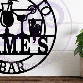 Intra απο ξύλο plywood 3mm-4mm πάχος - Κοκτέιλ μπαρ Επιτοίχια πινακίδα Laser Cut Δίασταση 30x20 cm INTRAFABR-112173139 - Image 2