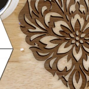 Intra απο ξύλο plywood 3mm-4mm πάχος - Coaster Coaster Cut Laser. Στρογγυλό σουβέρ. Δίασταση 30x20 cm INTRAFABR-113406090