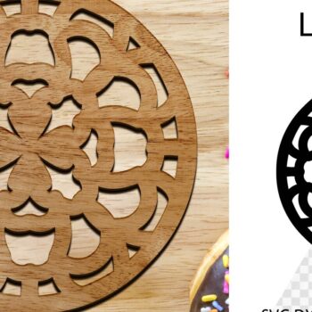 Intra απο ξύλο plywood 3mm-4mm πάχος - Coaster Coaster Cut Laser. Στρογγυλό σουβέρ Δίασταση 30x20 cm INTRAFABR-115439287 - Image 1