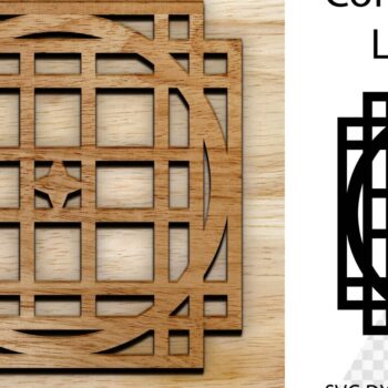 Intra απο ξύλο plywood 3mm-4mm πάχος - Coaster Coaster Cut Laser. Τετράγωνο σουβέρ Δίασταση 30x20 cm INTRAFABR-115439164 - Image 1