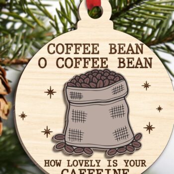 Intra απο ξύλο plywood 3mm-4mm πάχος - Χριστουγεννιάτικα στολίδια συλλογής καφέ Δίασταση 6x6 cm INTRAFABR-110861221 - Image 1