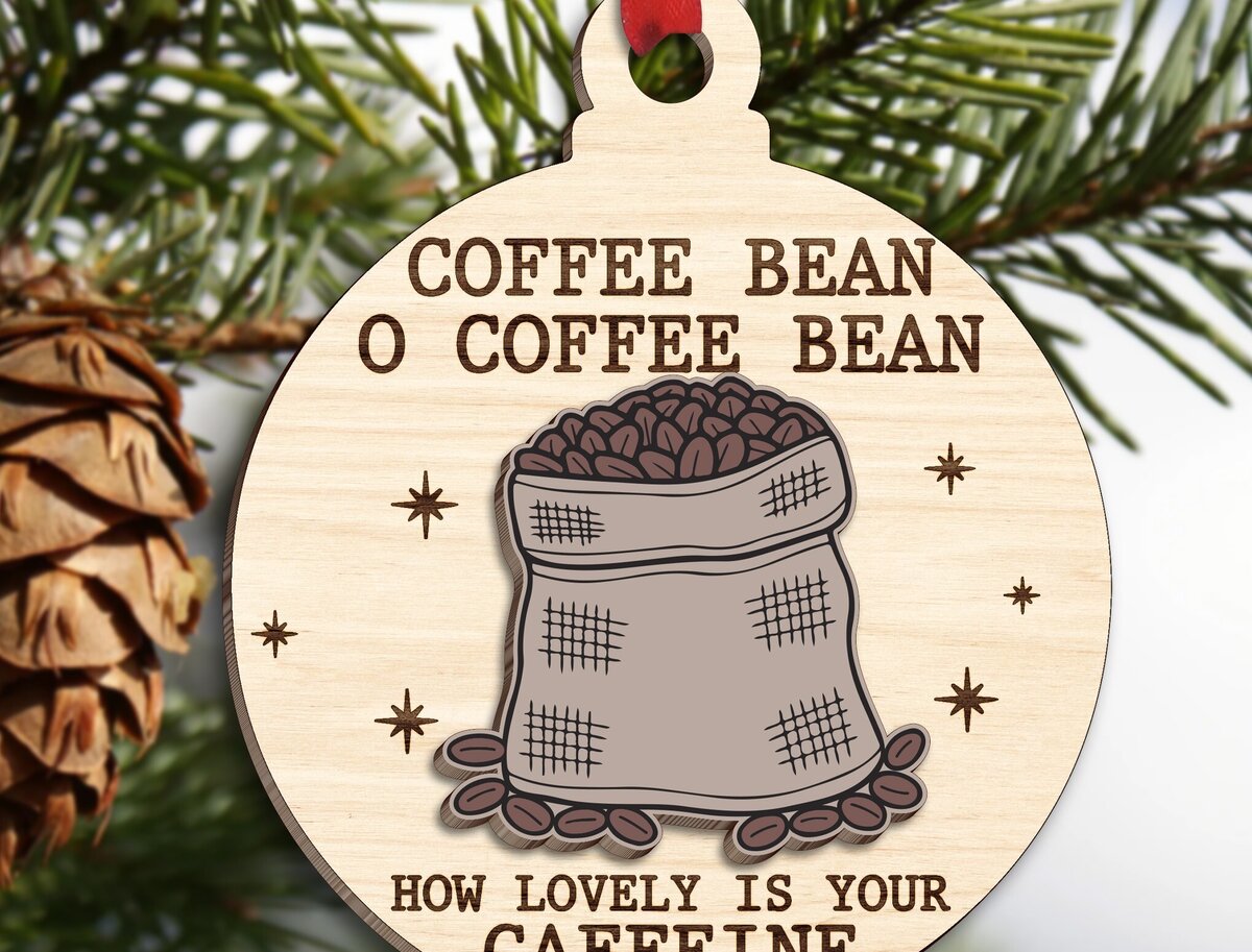 Intra απο ξύλο plywood 3mm-4mm πάχος - Χριστουγεννιάτικα στολίδια συλλογής καφέ Δίασταση 6x6 cm INTRAFABR-110861221