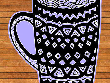 Intra απο ξύλο plywood 3mm-4mm πάχος - Πακέτο  με για φλιτζάνι καφέ, Δίασταση 20x20 cm INTRAFABR-28137638 - Image 2