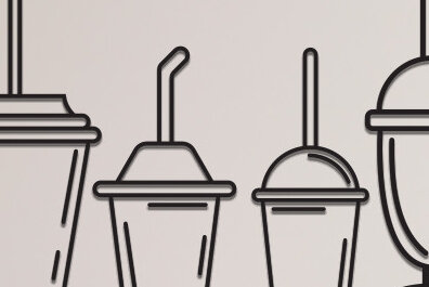 Intra απο ξύλο plywood 3mm-4mm πάχος - Επιτοίχια κομμένη κούπα καφέ με λέιζερ  Δίασταση 30x20 cm INTRAFABR-69129190