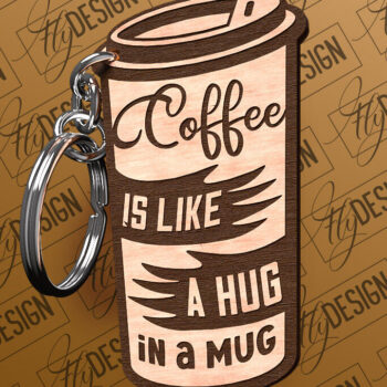 Intra απο ξύλο plywood 3mm-4mm πάχος - Κοπή Laser Μπρελόκ Καφέ | Αστεία αποσπάσματα Δίασταση 4x4 cm INTRAFABR-80143015 - Image 6