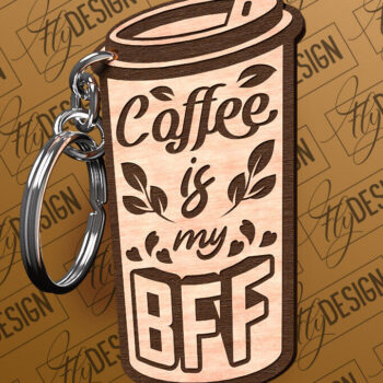 Intra απο ξύλο plywood 3mm-4mm πάχος - Κοπή Laser Μπρελόκ Καφέ | Αστεία αποσπάσματα Δίασταση 4x4 cm INTRAFABR-80143015 - Image 7