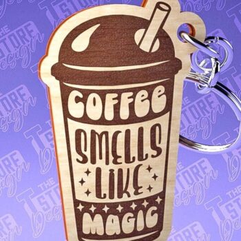 Intra απο ξύλο plywood 3mm-4mm πάχος - Κοπή Laser Μπρελόκ Καφέ | Αστεία αποσπάσματα Δίασταση 4x4 cm INTRAFABR-80296253 - Image 6