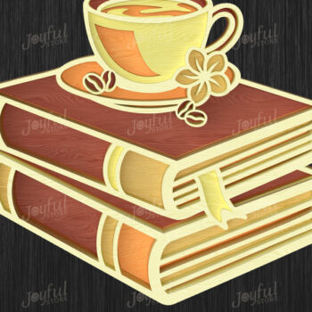 Intra απο ξύλο plywood 3mm-4mm πάχος - Coffee Lover Layered Bundle Δίασταση 20x20 cm INTRAFABR-125083210 - Image 3