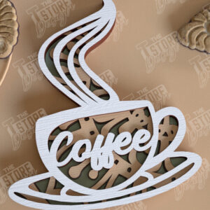 Intra απο ξύλο plywood 3mm-4mm πάχος - Καφέ Mandala | Πρότυπο 3D |  CNC Δίασταση 30x30 cm INTRAFABR-100852111