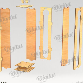 Intra απο ξύλο plywood 3mm-4mm πάχος - Coffee Pod Holders Bundle Cut Laser Δίασταση 30x20 cm INTRAFABR-120039894 - Image 2