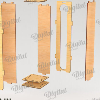 Intra απο ξύλο plywood 3mm-4mm πάχος - Coffee Pod Holders Bundle Cut Laser Δίασταση 30x20 cm INTRAFABR-120039894 - Image 3