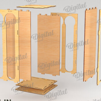 Intra απο ξύλο plywood 3mm-4mm πάχος - Coffee Pod Holders Bundle Cut Laser Δίασταση 30x20 cm INTRAFABR-120039894 - Image 4