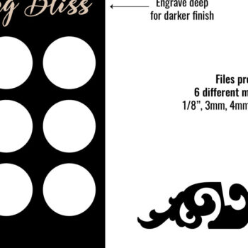 Intra απο ξύλο plywood 3mm-4mm πάχος - Αρχεία Coffee Pod, K-Pod Holder  Files Δίασταση 30x20 cm INTRAFABR-100441784 - Image 7