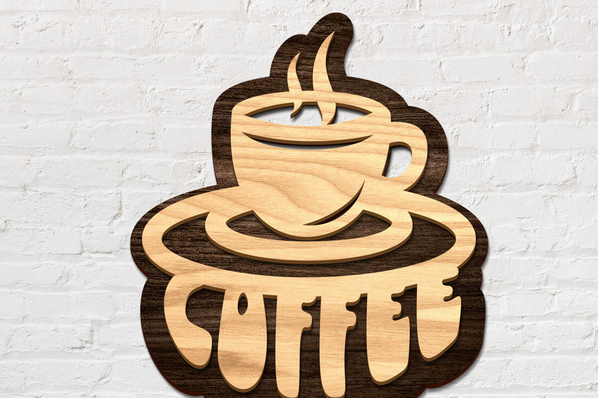 Intra απο ξύλο plywood 3mm-4mm πάχος - Στρογγυλή πινακίδα καφέ Decor LaserCut Δίασταση 30x20 cm INTRAFABR-79290904