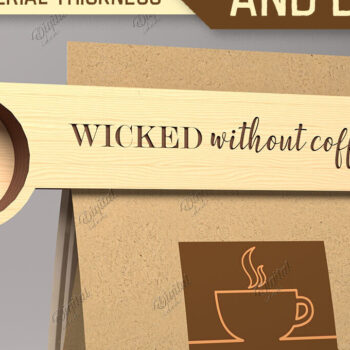 Intra απο ξύλο plywood 3mm-4mm πάχος - με κλιπ για σέσουλα καφέ και τσάντα Δίασταση 30x20 cm INTRAFABR-87263204 - Image 1