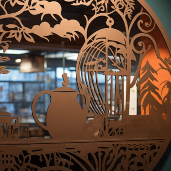 Intra απο ξύλο plywood 3mm-4mm πάχος - Συλλογή Coffee Shop Laser Cut Decor Δίασταση 30x20 cm INTRAFABR-90713687 - Image 3