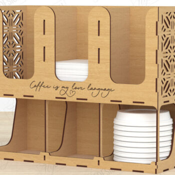 Intra απο ξύλο plywood 3mm-4mm πάχος - Πακέτο με σιρόπι καφέ | Καφετέρια Δίασταση 20x20 cm INTRAFABR-119599316 - Image 3