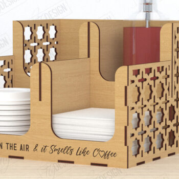 Intra απο ξύλο plywood 3mm-4mm πάχος - Πακέτο με σιρόπι καφέ | Καφετέρια Δίασταση 20x20 cm INTRAFABR-119599316 - Image 8