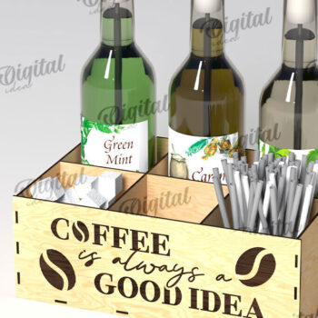 Intra απο ξύλο plywood 3mm-4mm πάχος - Δέσμη κοπής με λέιζερ Ράφια σιροπιού καφέ Δίασταση 30x20 cm INTRAFABR-108832690 - Image 7