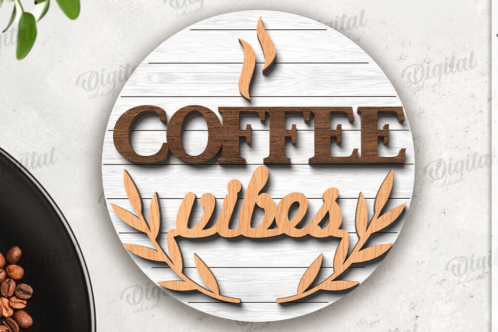 Intra απο ξύλο plywood 3mm-4mm πάχος - Διακόσμηση δίσκου καφέ σε επίπεδα Δίασταση 30x20 cm INTRAFABR-120977202