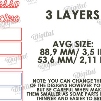 Intra απο ξύλο plywood 3mm-4mm πάχος - Πακέτο λέιζερ Decors δίσκου καφέ σε επίπεδα Δίασταση 30x20 cm INTRAFABR-121119130 - Image 4