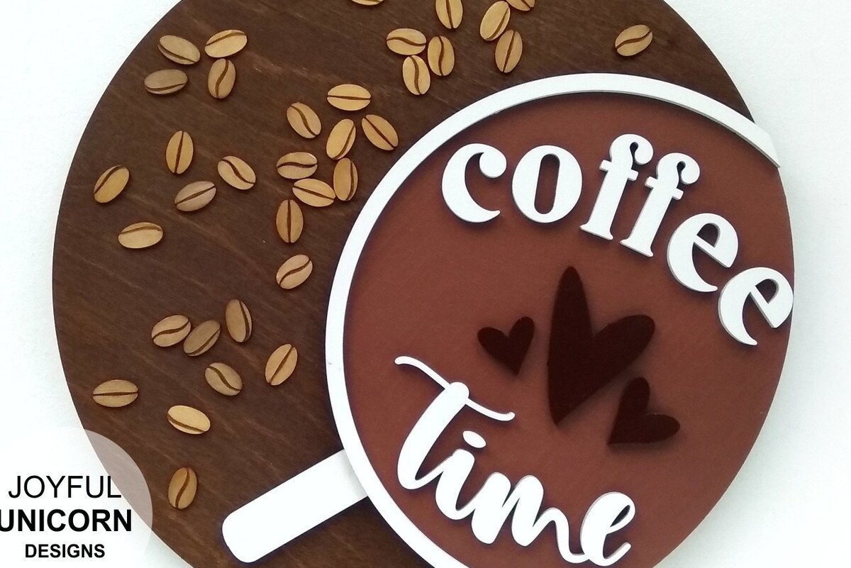 Intra απο ξύλο plywood 3mm-4mm πάχος - Σημάδι ώρας καφέ  |  κοπής με λέιζερ Δίασταση 20x20 cm INTRAFABR-32258977