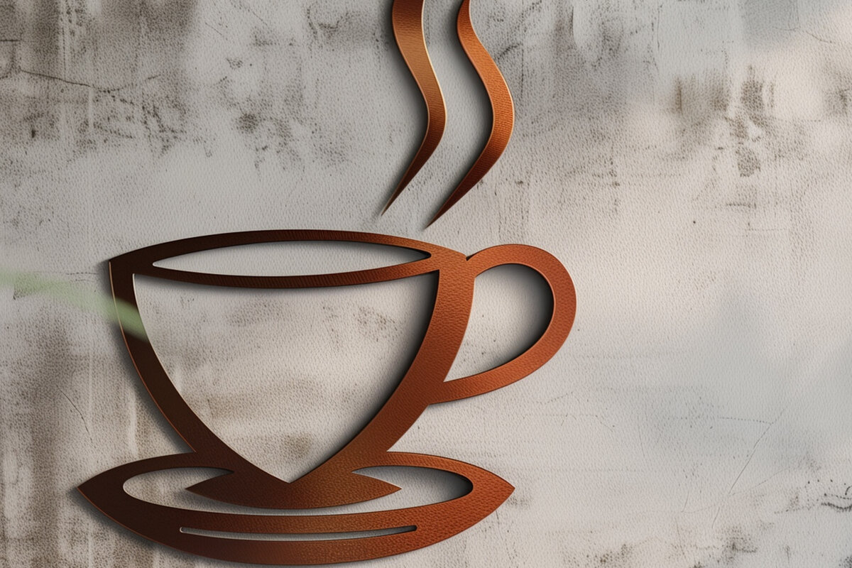 Intra απο ξύλο plywood 3mm-4mm πάχος - Διακόσμηση τοίχου καφέ Laser Cut Σχέδιο  Δίασταση 4x4 cm INTRAFABR-99540459