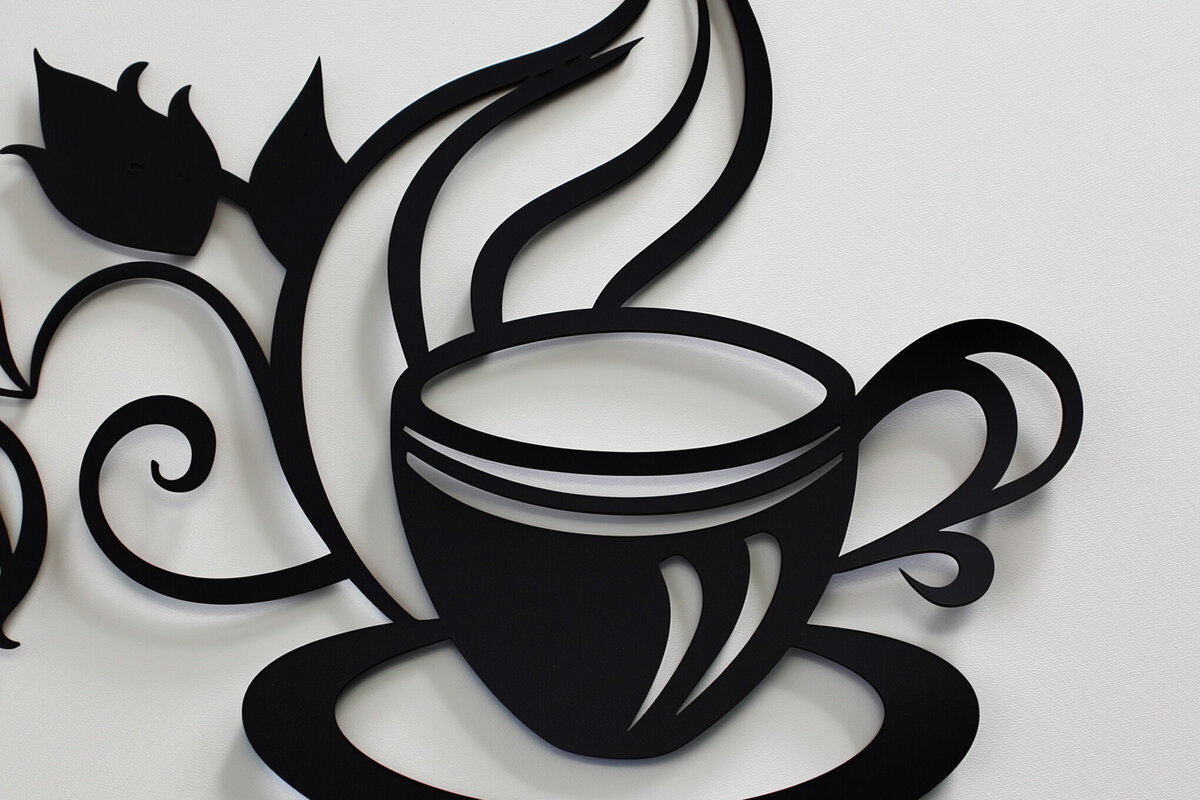 Intra απο ξύλο plywood 3mm-4mm πάχος - Διακόσμηση τοίχου καφέ Laser Cut Σχέδιο  Δίασταση 4x4 cm INTRAFABR-99547777