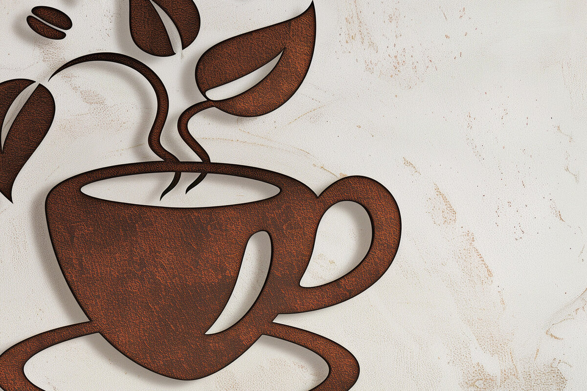 Intra απο ξύλο plywood 3mm-4mm πάχος - Διακόσμηση τοίχου καφέ Laser Cut Σχέδιο  Δίασταση 4x4 cm INTRAFABR-99569369