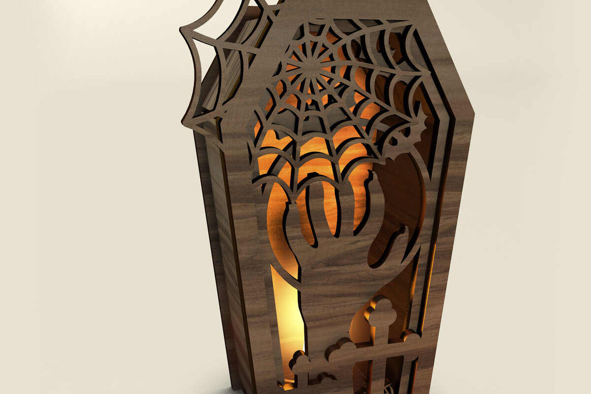 Intra απο ξύλο plywood 3mm-4mm πάχος - Φέρετρο - Κηροπήγιο Δίασταση 3x3 cm INTRAFABR-108720871