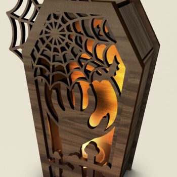 Intra απο ξύλο plywood 3mm-4mm πάχος - Φέρετρο - Κηροπήγιο Δίασταση 3x3 cm INTRAFABR-108720871 - Image 2