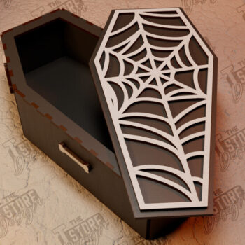 Intra απο ξύλο plywood 3mm-4mm πάχος - Κουτί κουφέτας | Αποκριάτικες λιχουδιές |CNC Δίασταση 15x15 cm INTRAFABR-104881824 - Image 1