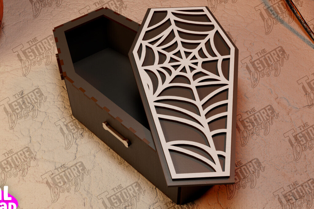 Intra απο ξύλο plywood 3mm-4mm πάχος - Κουτί κουφέτας | Αποκριάτικες λιχουδιές |CNC Δίασταση 15x15 cm INTRAFABR-104881824