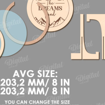 Intra απο ξύλο plywood 3mm-4mm πάχος - Θήκη νομισμάτων LaserCut. Ξύλινο Κουτιά Δίασταση 30x20 cm INTRAFABR-123566788 - Image 2