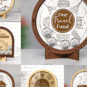 Intra απο ξύλο plywood 3mm-4mm πάχος - Δέσμη θηκών νομισμάτων  Δίασταση 30x20 cm INTRAFABR-123622453