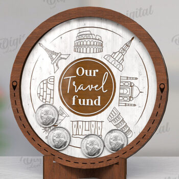 Intra απο ξύλο plywood 3mm-4mm πάχος - Δέσμη θηκών νομισμάτων  Δίασταση 30x20 cm INTRAFABR-123622453 - Image 2