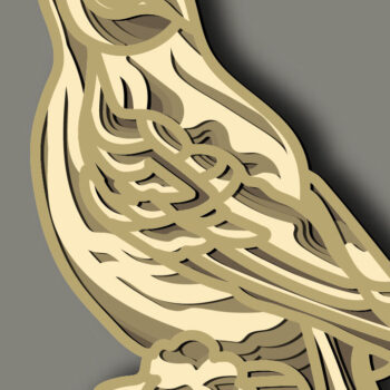 Intra απο ξύλο plywood 3mm-4mm πάχος - Colibri Multilayer /Κόντρα πλακέ Colibri Δίασταση 30x20 cm INTRAFABR-65086501 - Image 2