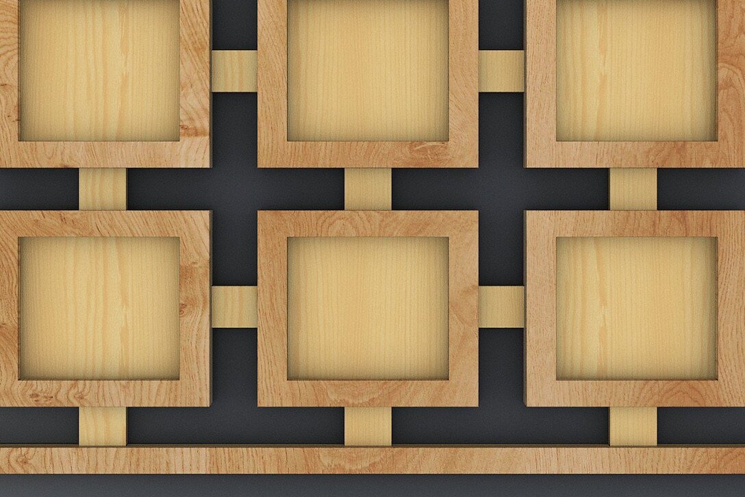 Intra απο ξύλο plywood 3mm-4mm πάχος - Κορνίζα κολάζ , Κορνίζα  Dxf Δίασταση 20x25 cm INTRAFABR-37058579