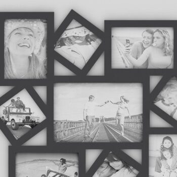 Intra απο ξύλο plywood 3mm-4mm πάχος - Κορνίζες κοπής με λέιζερ κολάζ / κορνίζα Δίασταση 20x25 cm INTRAFABR-41651892 - Image 4