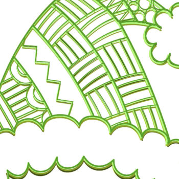 Intra απο ξύλο plywood 3mm-4mm πάχος - Έγχρωμο Mandala  Δίασταση 30x30 cm INTRAFABR-19920295 - Image 2